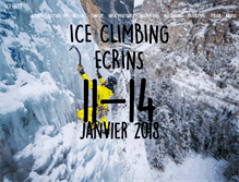 Tablet Screenshot of ice-climbing-ecrins.com